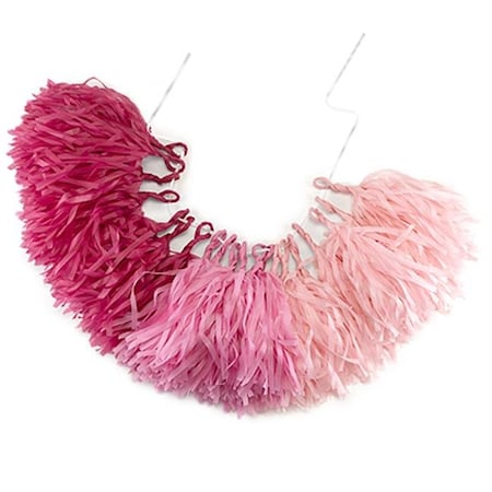 Hortense B Hewitt 20904 Pink Ombre Tassle Garland